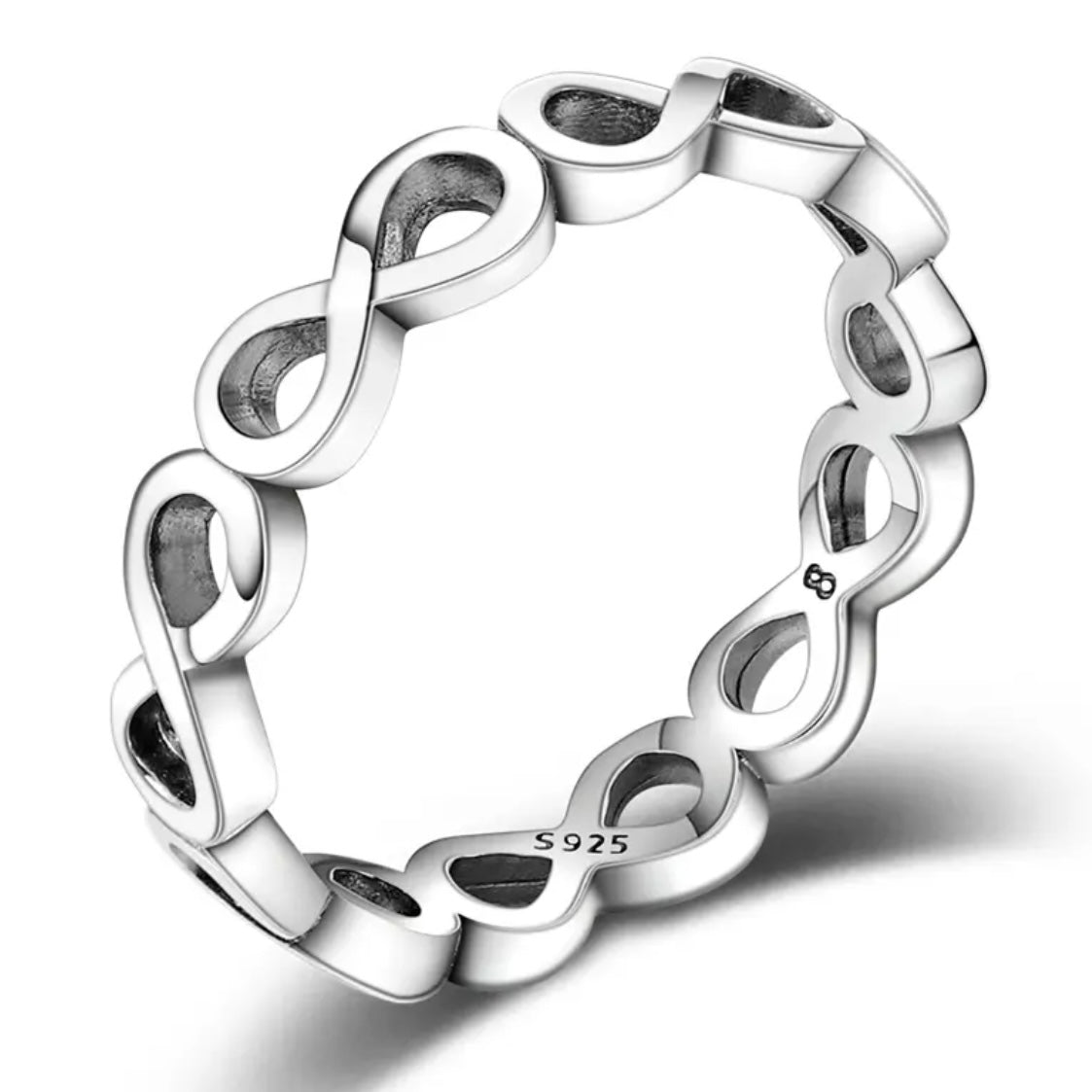 925 Sterling Silver Infinity Ring