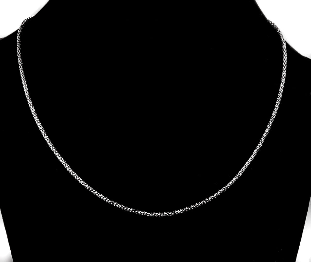 Sterling Silver Popcorn Chain