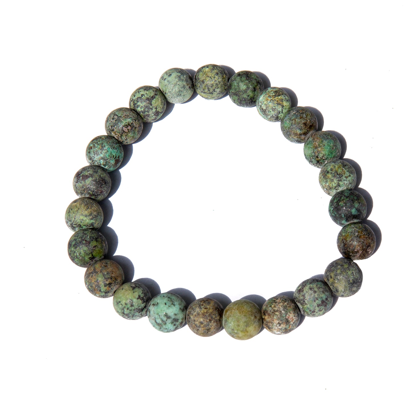Natural African Frosted Turquoise Bracelet