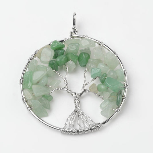 Aventurine Tree Of Life Pendant